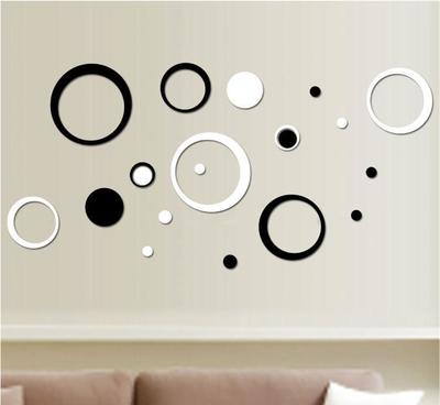 批发三代墙贴月亮装饰 透明贴纸的创新与实用
